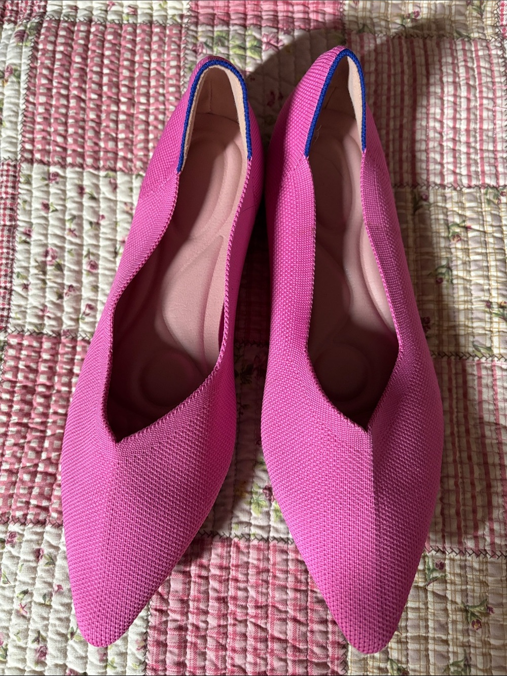 NWOT Pink Pointed Toe Flats